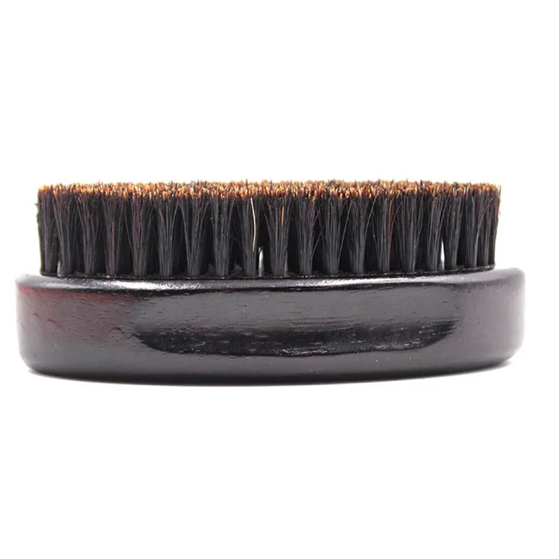 Skäggborste i naturträ – Borst med äkta svinborst för skäggvård & styling